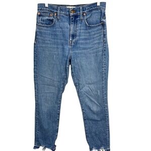 Madewell The‎ High rise Slim Boy Jean Med Wash Blue Size 26